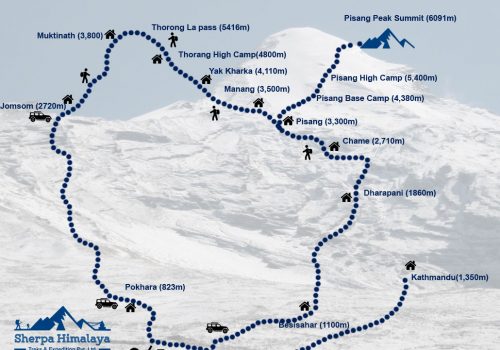 Pisang-Peak-map