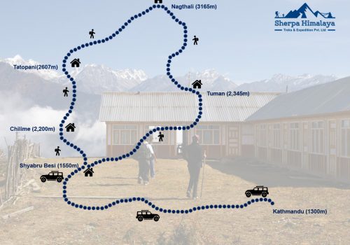 Tamang-heritage-trek-map