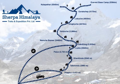 Phaplu-to-Everest-Base-Camp-trek-route-map